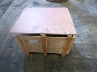 28in X 31in Wood Crate C/w Scrap Metal