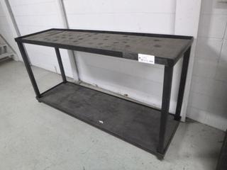 80.5in X 24in X 40.5in Custom Metal Work Bench