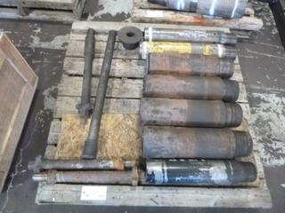 Qty Of (2) Custom Rotor Removal Tools C/w (2) Top Subs, (2) Rotor Subs And (3) Rotor Catch Shafts And Cap