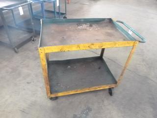 2-Tier Portable Metal Cart