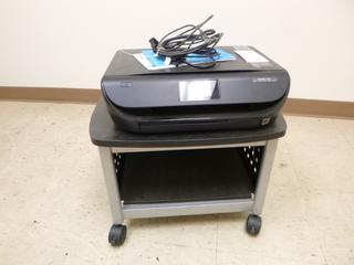HP Envy 4520 Printer C/w Portable Stand. SN TH59T2K1HD