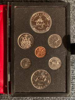 1975 Canada Double Dollar Specimen Coin Set, Includes Both Silver And Nickel Dollar.