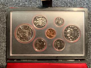 1978 Canada Double Dollar Specimen Coin Set, Includes Both Silver And Nickel Dollar.
