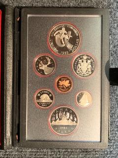 1983 Canada Double Dollar Specimen Coin Set, Includes Both Silver And Nickel Dollar.