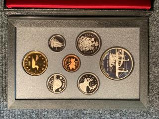 1991 Canada Double Dollar Specimen Coin Set, Includes Silver Dollar.