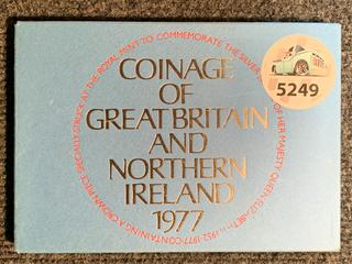 1977 Coinage of Great Britain And Northern Ireland Coin Set.