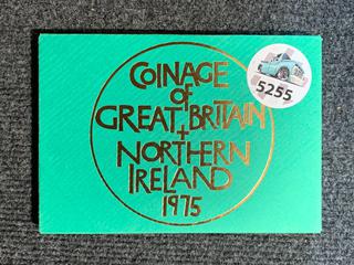 1975 Coinage of Great Britain And Northern Ireland Coin Set.