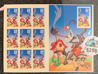 2000 USPS Looney Toons Stamp Set.