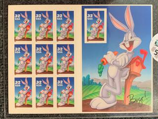 1996 USPS Looney Toons Stamp Set.