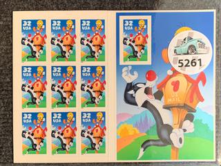 1997 USPS Looney Toons Stamp Set.