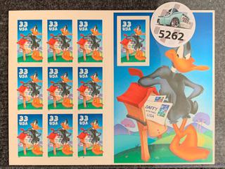 1999 USPS Looney Toons Stamp Set.
