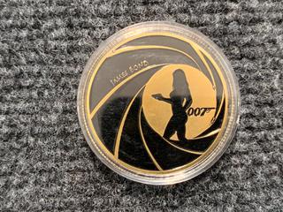 James Bond Daniel Craig Collector Coin.