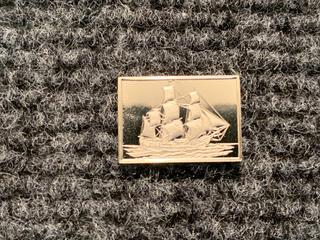 Three Gram .925 Fine Silver "Boat Series - Bounty" Bar.