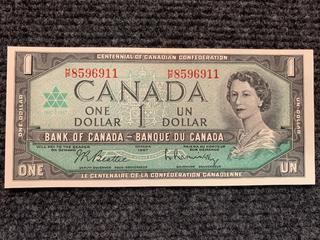 1967 Canada One Dollar Centennial Bank Note, S/N HP8596911.