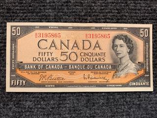 1954 Canada Fifty Dollar Bank Note, S/N BH3195865.