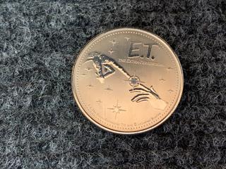 E.T The Extra-Terrestrial Coin.