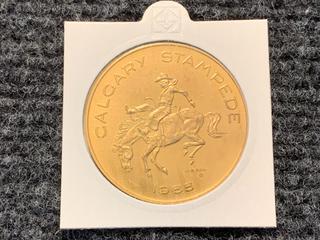 1965 Calgary Stampede Souvenir Dollar.