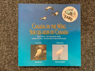 1995 Canada Fifty Cent Silver "Canada on The Wing" Coin and Booklet Set.