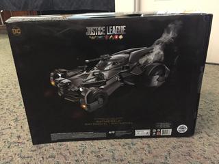 Justice League Batmobile, 1/10 Scale, Includes Vehicle, Oil, Battery Pack & Charger.