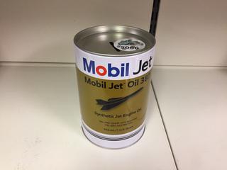 Mobile Jet Oil, Empty.