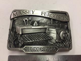 Massey Ferguson Belt Buckle Summer 1985.