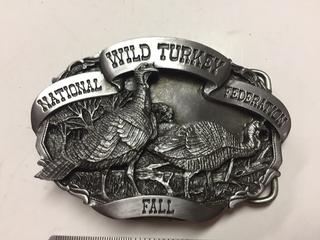 National Wild Turkey Federation Fall Belt Buckle.