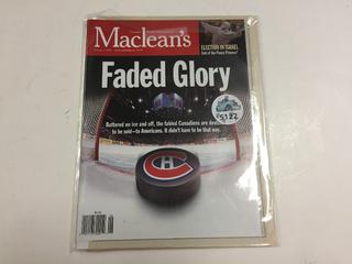 Maclean's Faded Glory Magazine.