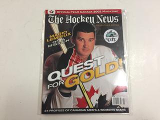 The Hockey News Quest for Goal 2002 Magazine.