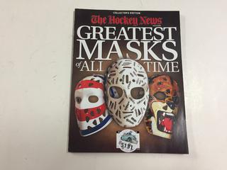The Hockey News Greatest Masks of All Time Magazine.