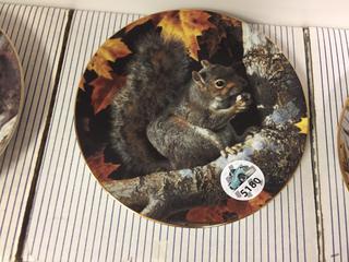 "Golden Season: Gray Squirrel" 1991 Plate.
