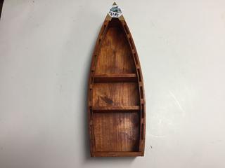 Small Wooden Boat Shelf.