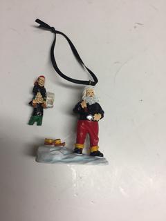 Santa & Elves Ornament, Broken.