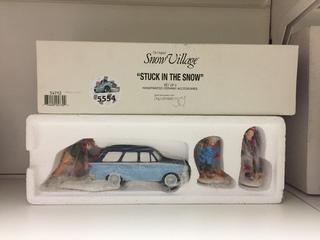 "Stuck In The Snow" Set of Decorations.