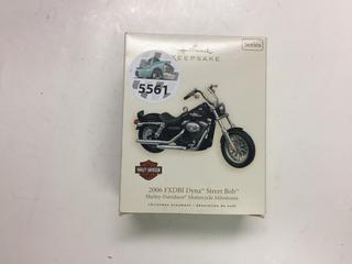 2006 FXDBI Dyna Street Bob Motorcycle Ornament.