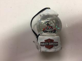 2012 Harley Davidson Snow Globe ornament.