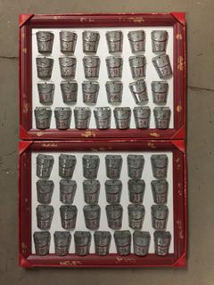 (2) 22" Advent Calendars.