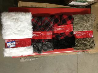 (4) Assorted 60" Tree Skirts.