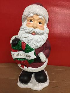 18" Santa Welcome Decoration.
