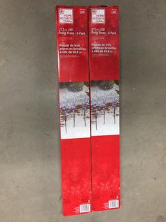 (2) 3pk 27-1/5" LED Twig Trees.