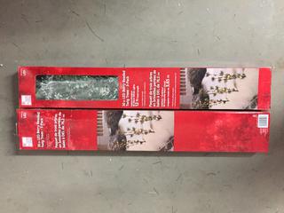 (2) 3pk 30" LED Berry Beaded Twig Trees.