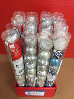 (16) 10pc Mini Shatter Resistant Ornaments.