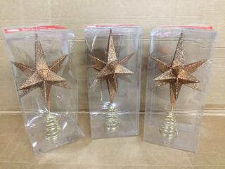 (3) 14" Bronze Tree Toppers.