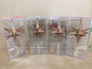 (4) 14" Bronze Tree Toppers.