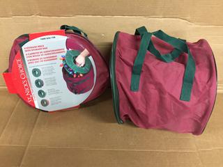 (2) 4pk Light Storage Reels With Storage Bag.