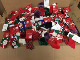 Quantity of Assorted 7" Mini Stockings.
