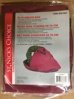 (1) 30" Wreath Bag.