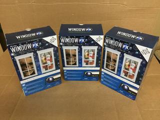 (3) Window FX Holiday Video Decorating Kits.