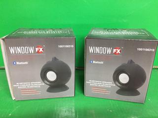 (2) Window FX Bluetooth Speakers.