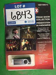 (2) Window FX Halloween USB Flash Drives.