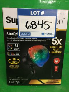 Super Projection LED Star Spinner Light.